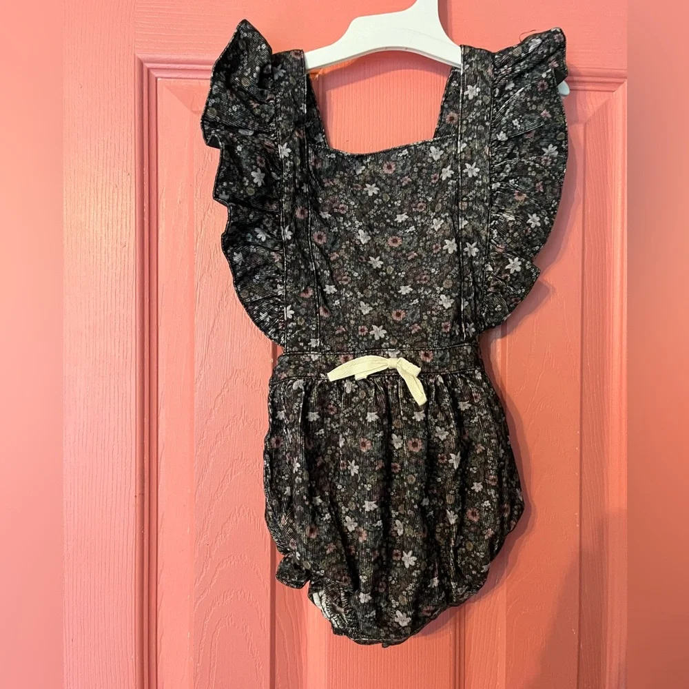 Jamie Kay fall floral cord romper - Picture 1 of 3